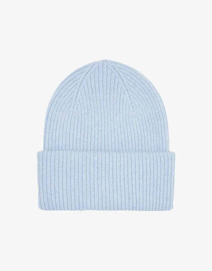 Women Hats Colorful Standard Merino Wool Hat Polar Blue