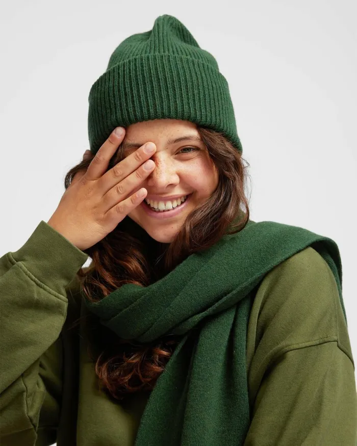 Women Hats Colorful Standard Merino Wool Hat Soft Yellow