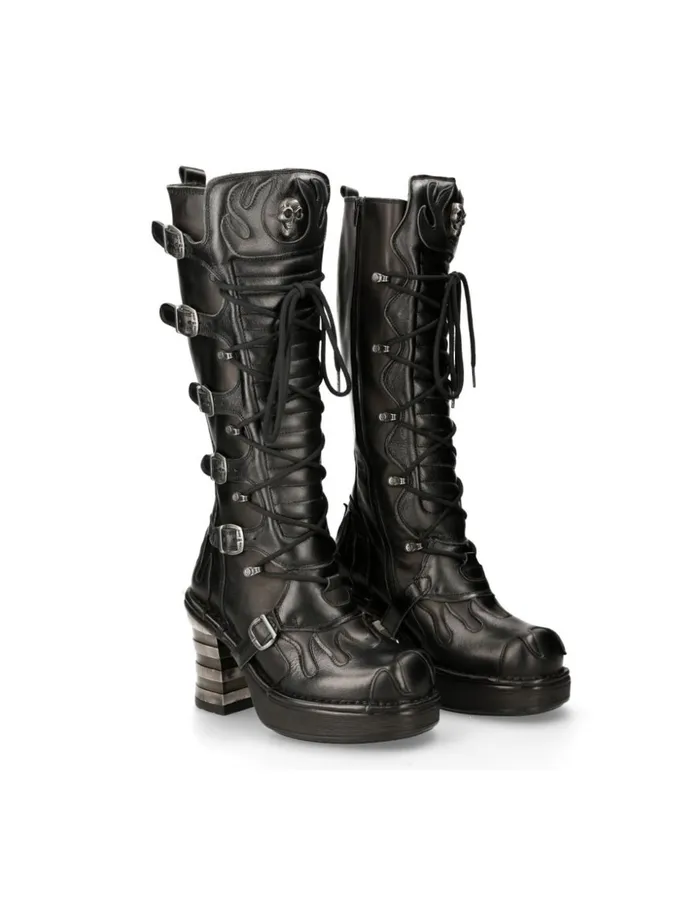 Women High Boot Plataforma M8272C7 New Rock Boots