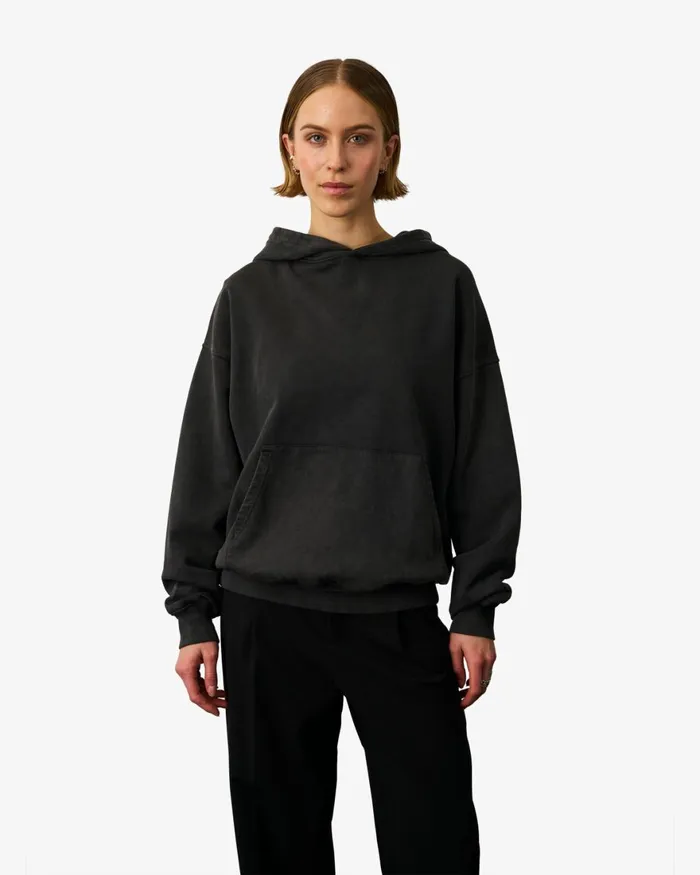 Women Hoodies Colorful Standard Organic Oversized Hood Faded Pink