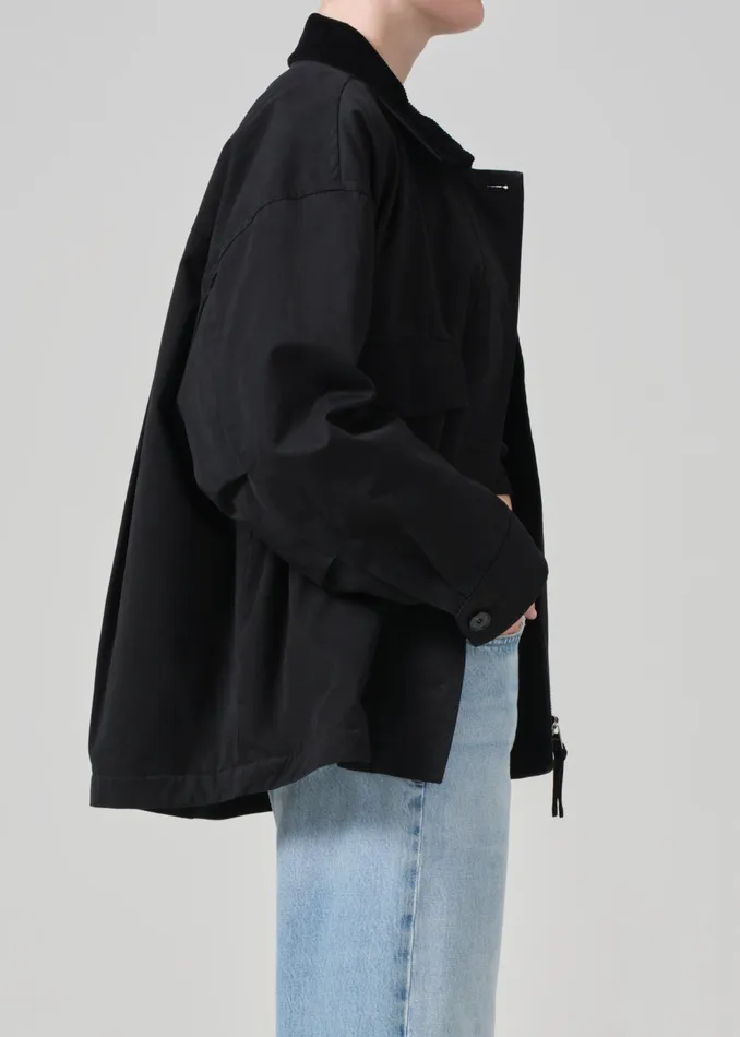 Women Jackets and Coats Citizens Of Humanity Leida Barn Coat In Black