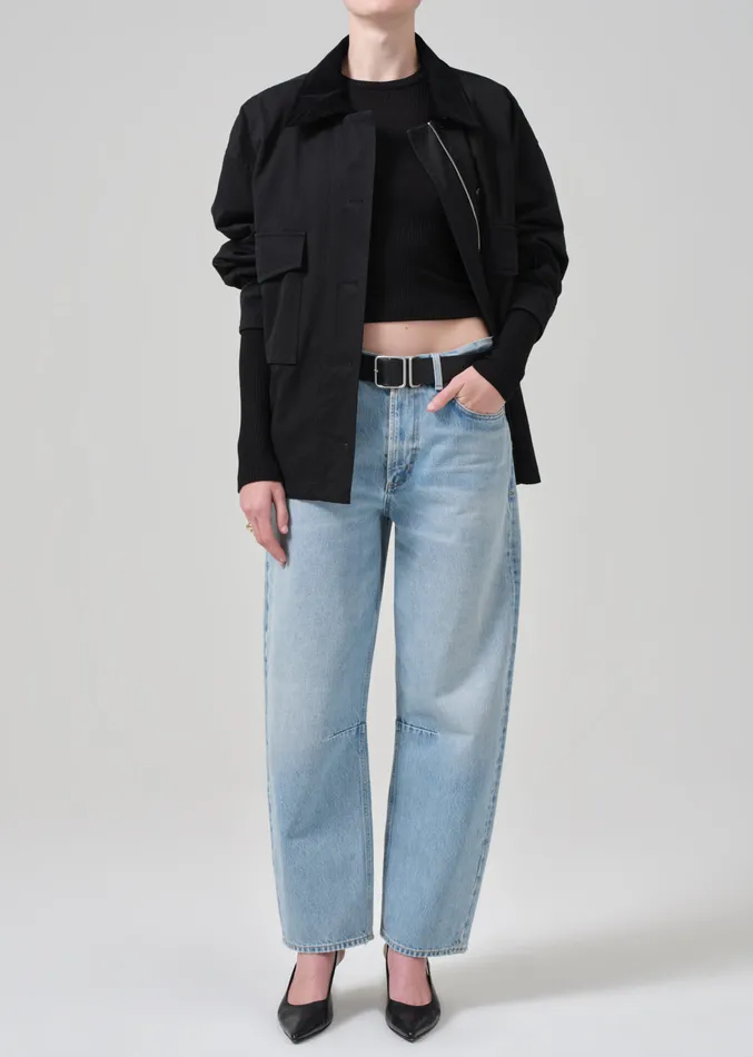 Women Jackets and Coats Citizens Of Humanity Leida Barn Coat In Black