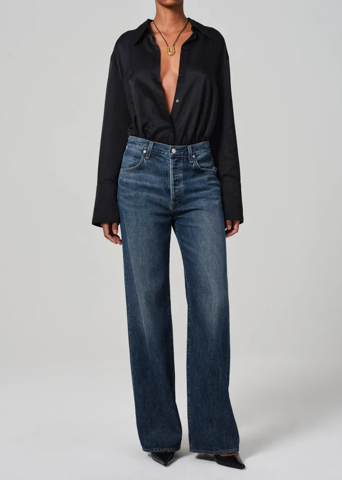 Women Jeans Citizens Of Humanity Annina High Rise Wide Leg 30034 In Westwood