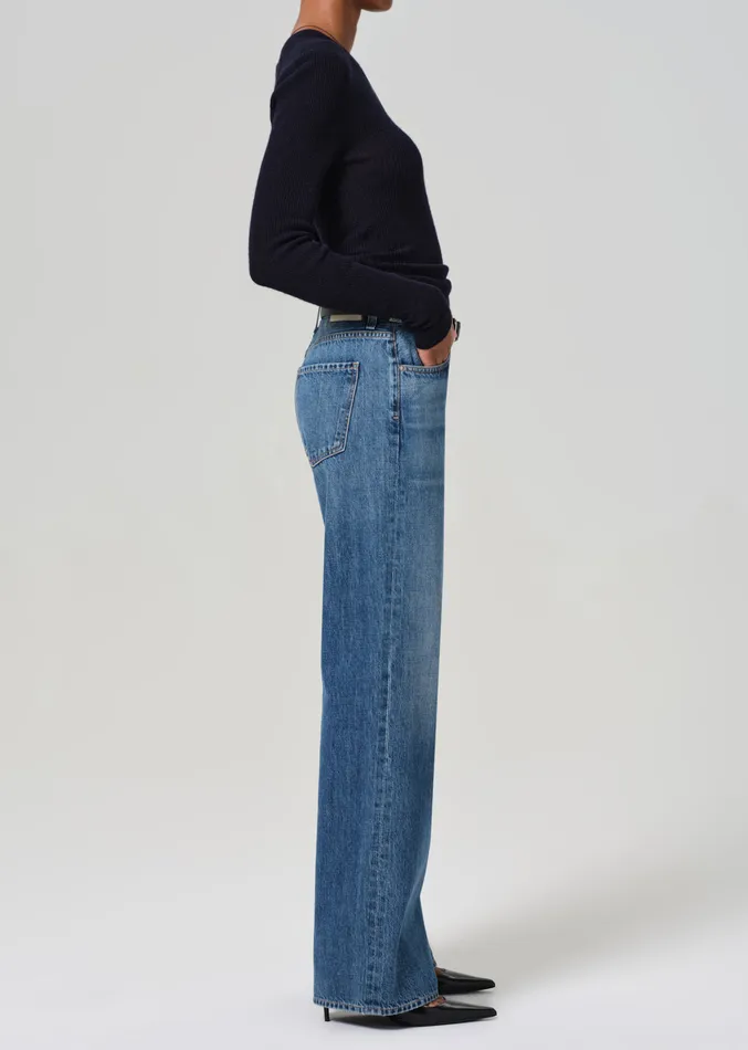 Women Jeans Citizens Of Humanity Annina High Rise Wide Leg 33034 In Sunland