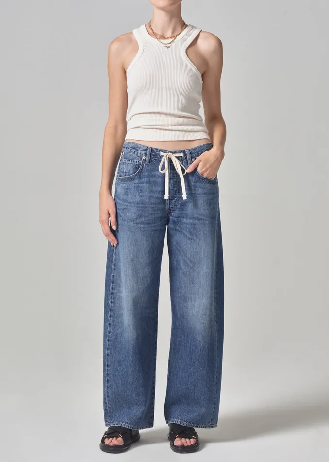 Women Jeans Citizens Of Humanity Brynn Drawstring Trouser In Atlantis