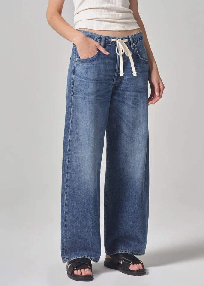 Women Jeans Citizens Of Humanity Brynn Drawstring Trouser In Atlantis