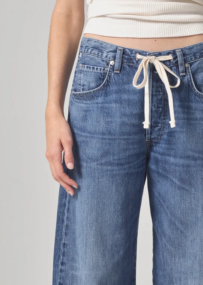 Women Jeans Citizens Of Humanity Brynn Drawstring Trouser In Atlantis