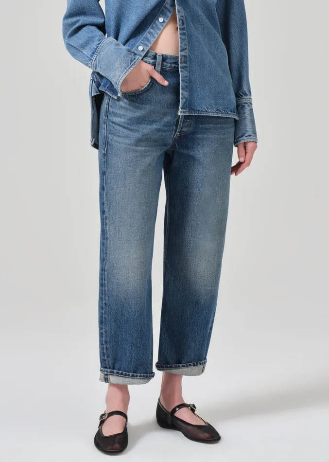 Women Jeans Citizens Of Humanity Dahlia Bow Leg Baby Roll In Brielle