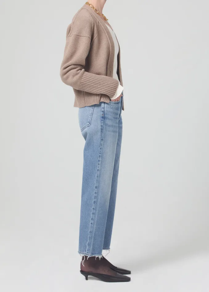 Women Jeans Citizens Of Humanity Emery Crop Relaxed Straight In Crescent