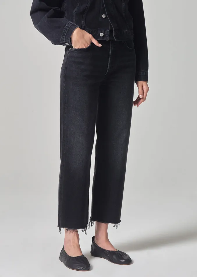 Women Jeans Citizens Of Humanity Florence Wide Straight In Stormy