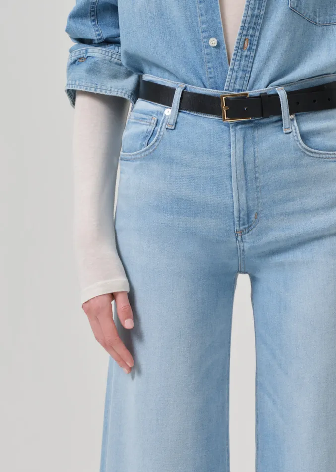 Women Jeans Citizens Of Humanity Lyra Wide Leg Crop In Marquee
