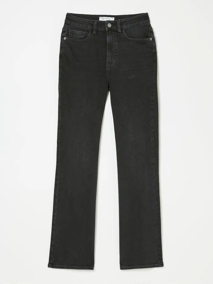 Women Jeans Fat Face Brooke Black Bootcut Jeans