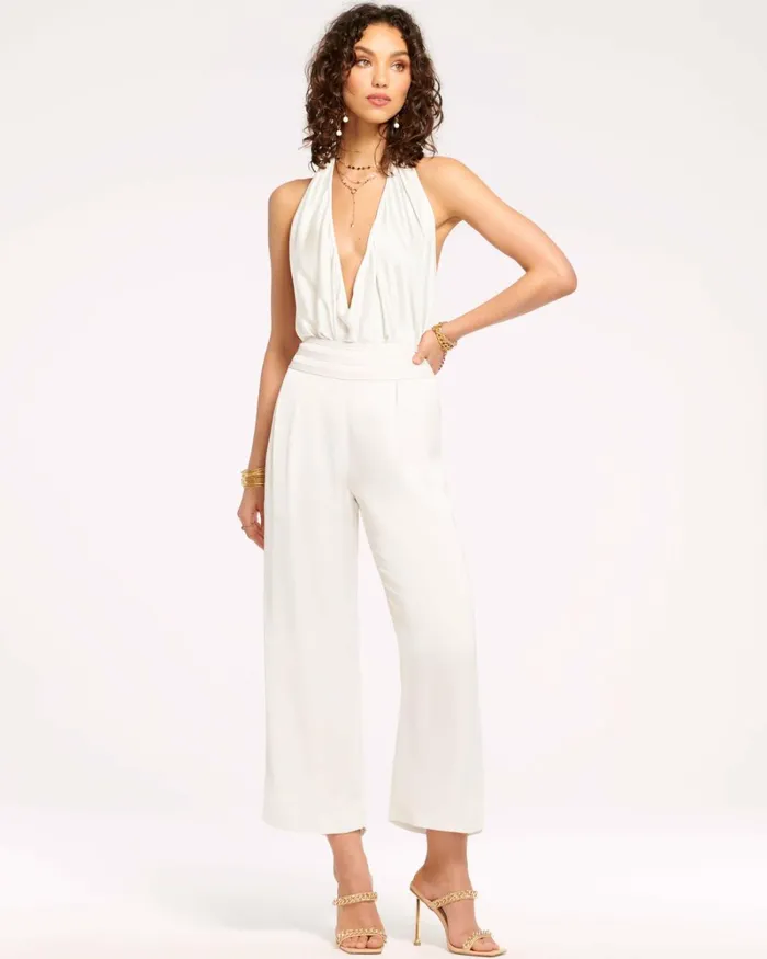 Women Joss Cropped Wide Leg Pant Navy Ramy Brook Pants