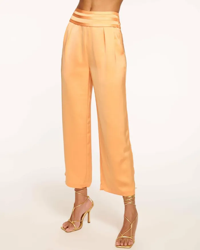 Women Joss Cropped Wide Leg Pant Navy Ramy Brook Pants