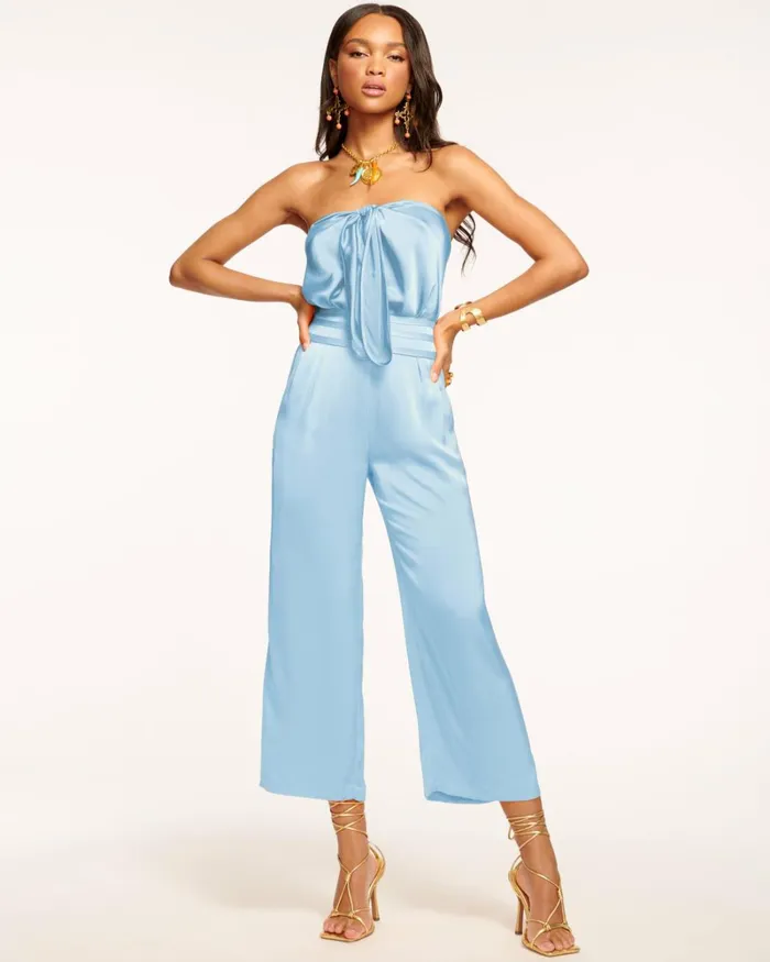 Women Joss Cropped Wide Leg Pant Navy Ramy Brook Pants