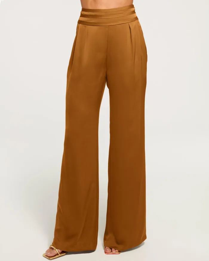 Women Joss Wide Leg Pant Sandstone Ramy Brook Pants Women Joss Wide Leg Pant Sandstone Ramy Brook Pants