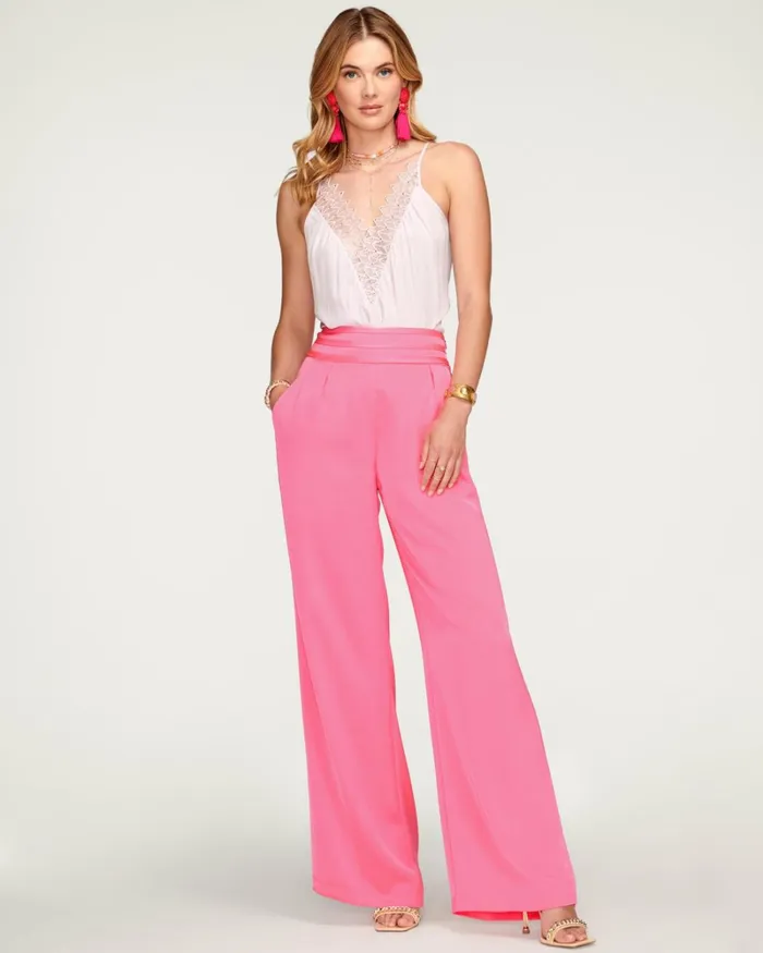 Women Joss Wide Leg Pant Sandstone Ramy Brook Pants Women Joss Wide Leg Pant Sandstone Ramy Brook Pants