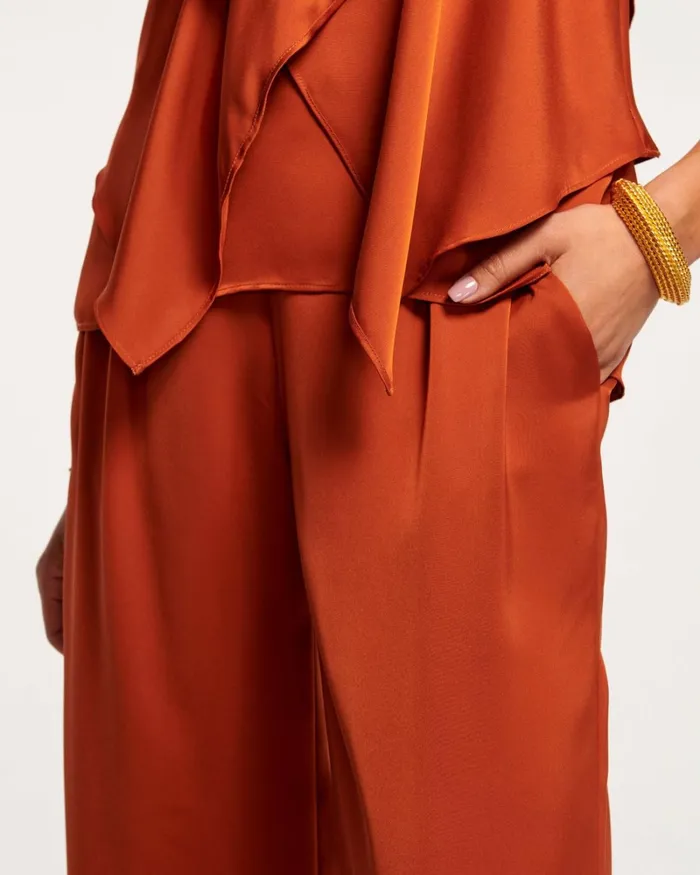 Women Joss Wide Leg Pant Sandstone Ramy Brook Pants Women Joss Wide Leg Pant Sandstone Ramy Brook Pants