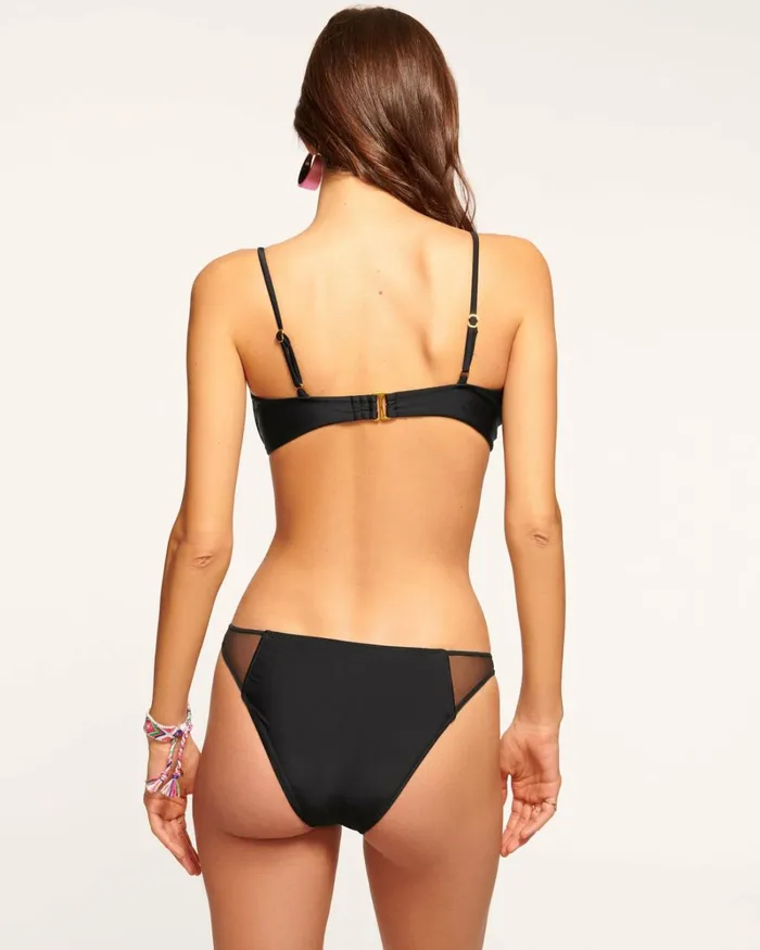 Women Kai Underwire Bikini Top Black Ramy Brook Swimwear Women Kai Underwire Bikini Top Black Ramy Brook Swimwear