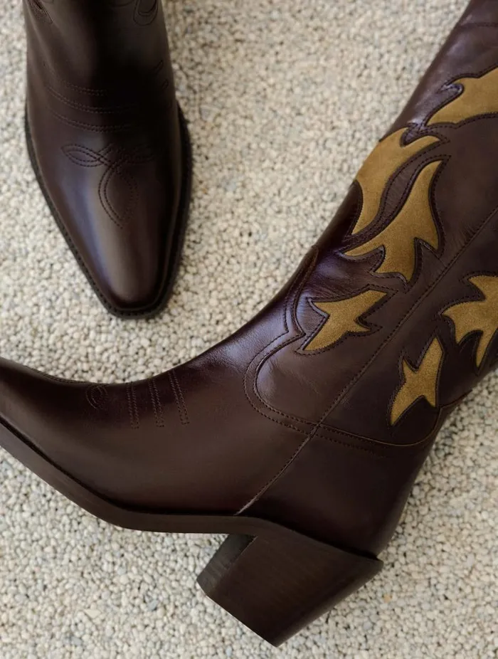 Women Knee High Boots Bobbies Joon Irish Coffee