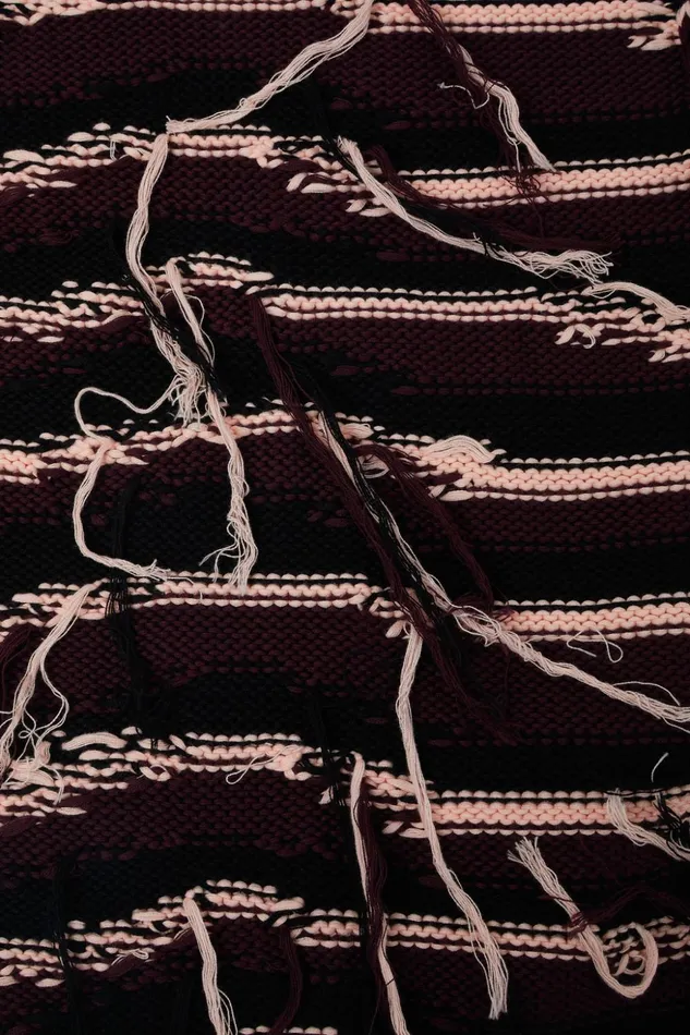 Women Knit Scarf Brown Intarsia Knit Scarf Camper Knit Women Knit Scarf Brown Intarsia Knit Scarf Camper Knit