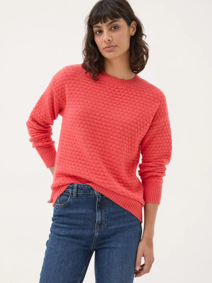 Women Knitwear Fat Face Red Ayla Knitted Jumper