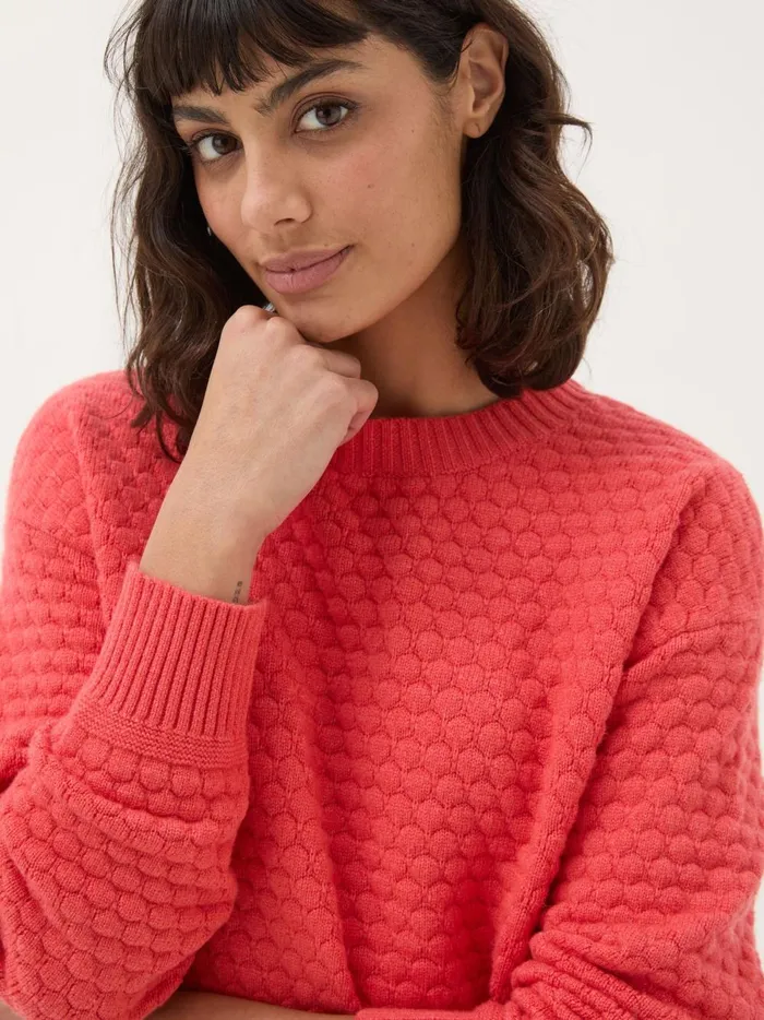 Women Knitwear Fat Face Red Ayla Knitted Jumper