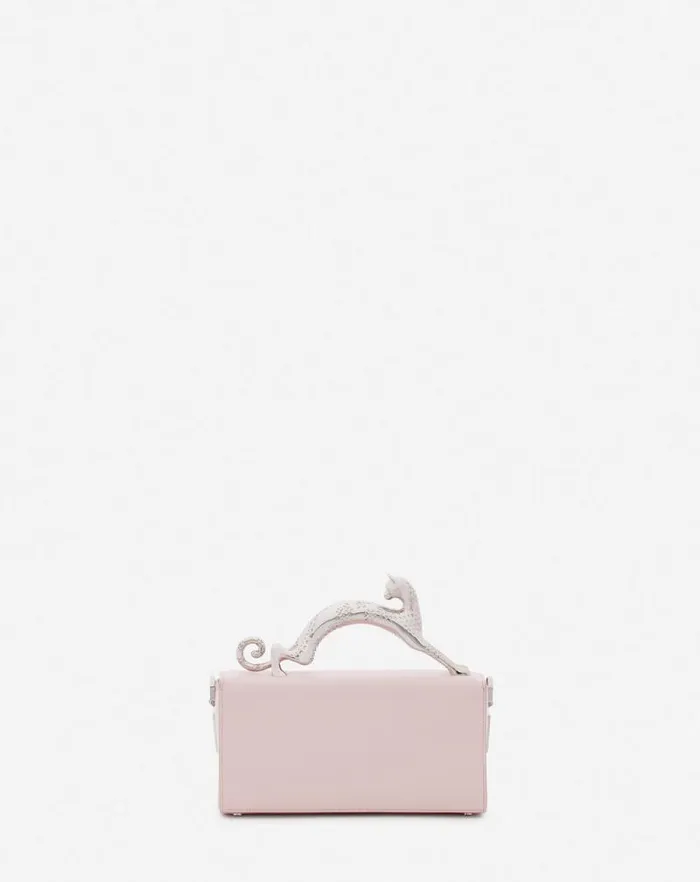 Women Lanvin Crossbody Bags and Shoulder Bags Leather Nano Pencil Cat Bag Ros Women Lanvin Crossbody Bags and Shoulder Bags Leather Nano Pencil Cat Bag Ros