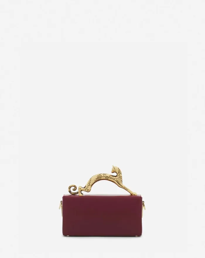Women Lanvin Crossbody Bags and Shoulder Bags Nano Pencil Cat Leather Bag Turkish Red Women Lanvin Crossbody Bags and Shoulder Bags Nano Pencil Cat Leather Bag Turkish Red