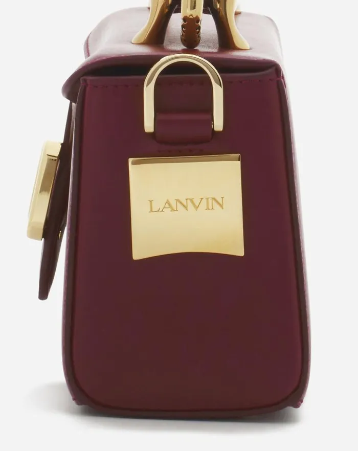 Women Lanvin Crossbody Bags and Shoulder Bags Nano Pencil Cat Leather Bag Turkish Red Women Lanvin Crossbody Bags and Shoulder Bags Nano Pencil Cat Leather Bag Turkish Red