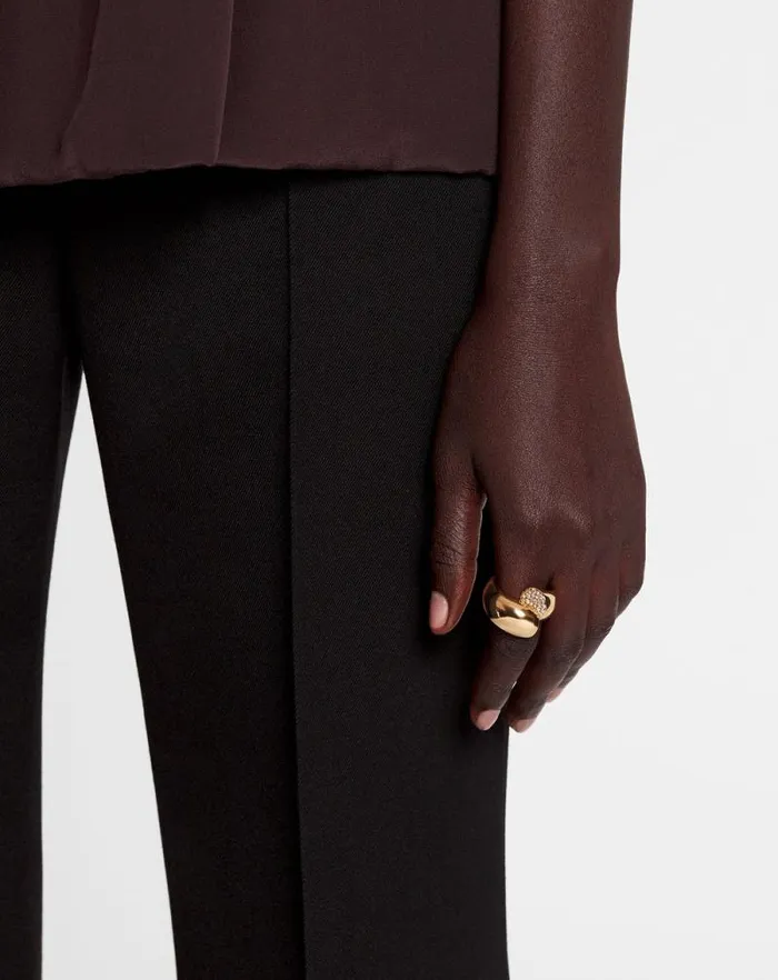 Women Lanvin Jewelry Sequence By Lanvin Rhinestone Ring Goldcrystal Women Lanvin Jewelry Sequence By Lanvin Rhinestone Ring Goldcrystal