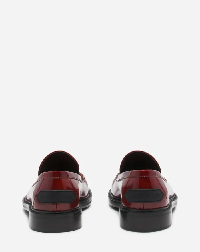 Women Lanvin Loafers Spinto Loafers In Smooth Leather Dark Brown
