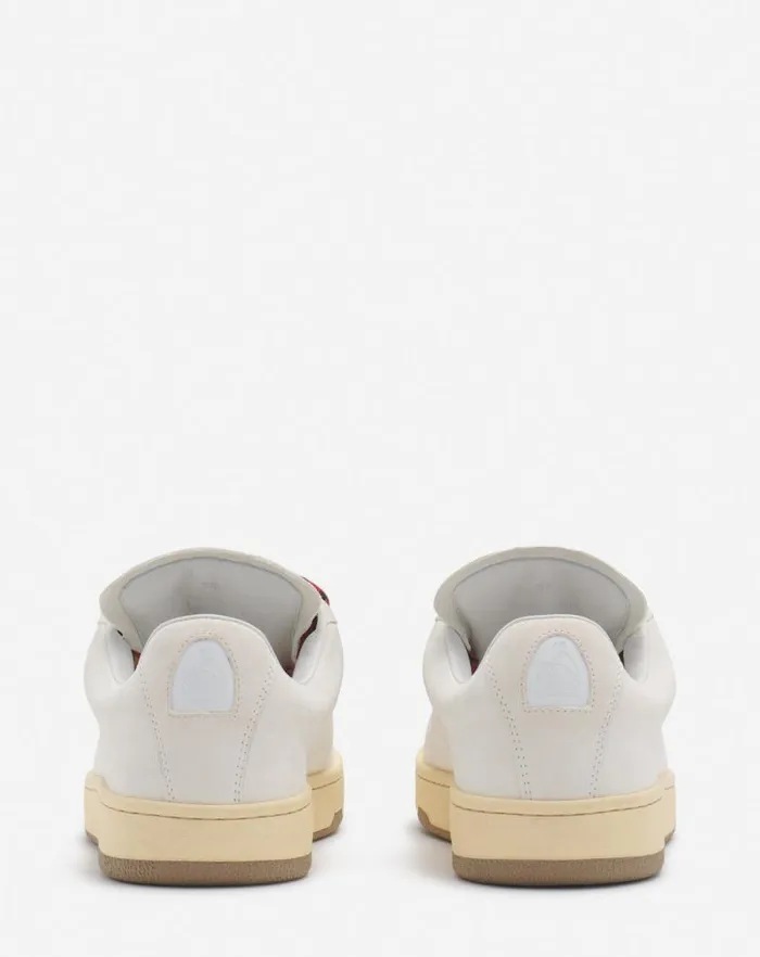 Women Lanvin Sneakers Suede Curb Lite Sneakers White