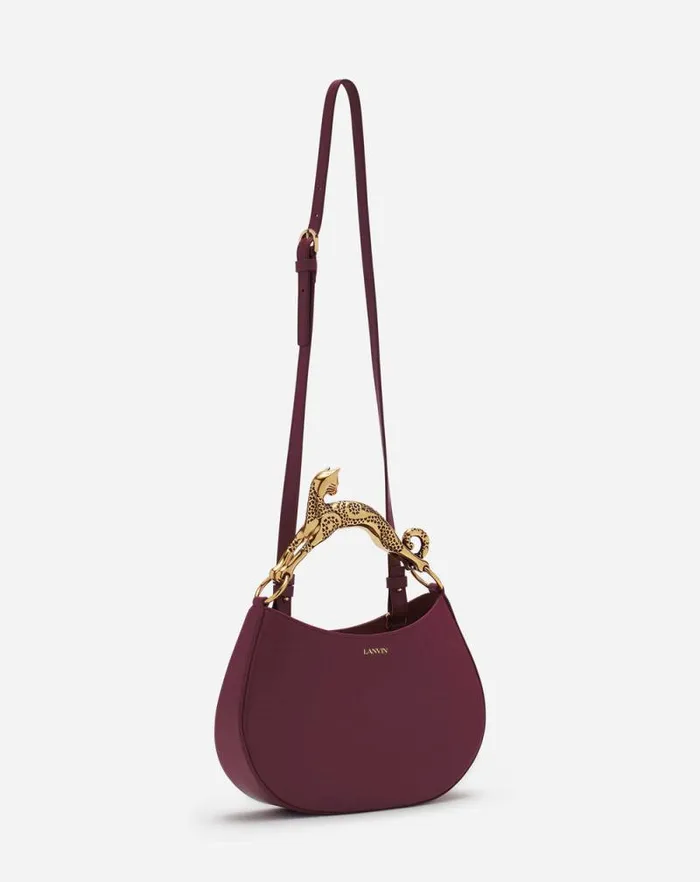 Women Lanvin Tote Bags and Top Handle Bags Hobo Cat Leather Bag Turkish Red Women Lanvin Tote Bags and Top Handle Bags Hobo Cat Leather Bag Turkish Red