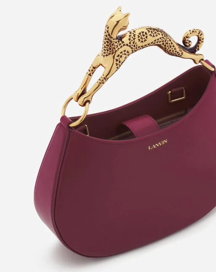 Women Lanvin Tote Bags and Top Handle Bags Hobo Cat Leather Bag Turkish Red Women Lanvin Tote Bags and Top Handle Bags Hobo Cat Leather Bag Turkish Red