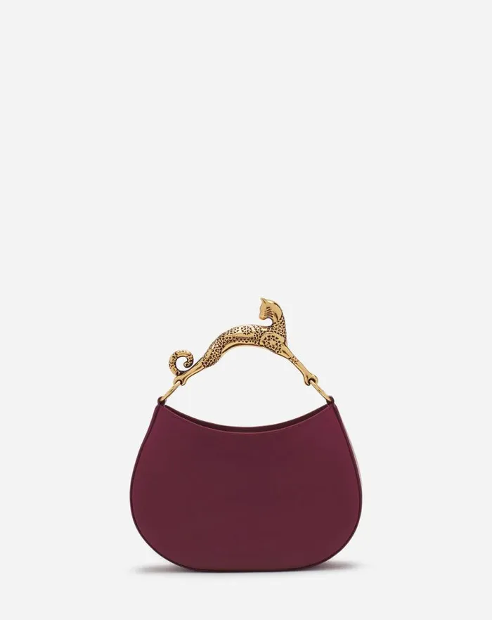Women Lanvin Tote Bags and Top Handle Bags Hobo Cat Leather Bag Turkish Red Women Lanvin Tote Bags and Top Handle Bags Hobo Cat Leather Bag Turkish Red