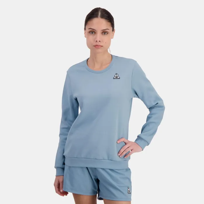 Women Le Coq Sportif Sweatshirts And Hoodies Essentiels Sweat Col Rond Femme
