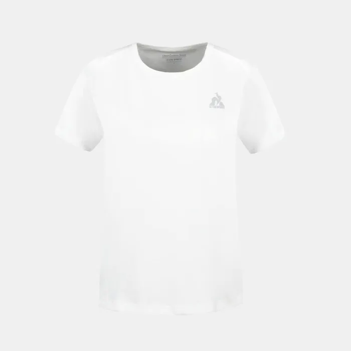 Women Le Coq Sportif Tshirts Polos Shirts And Tops Training Performance TShirt New Optical White