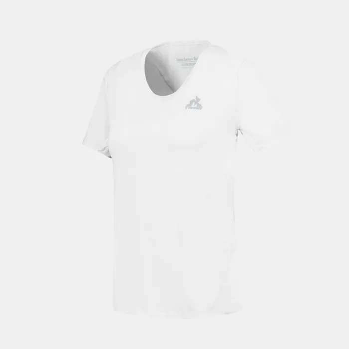 Women Le Coq Sportif Tshirts Polos Shirts And Tops Training Performance TShirt New Optical White