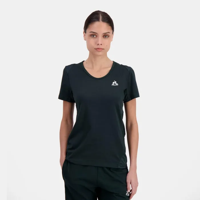 Women Le Coq Sportif Tshirts Polos Shirts And Tops Training Performance TShirt Scarab