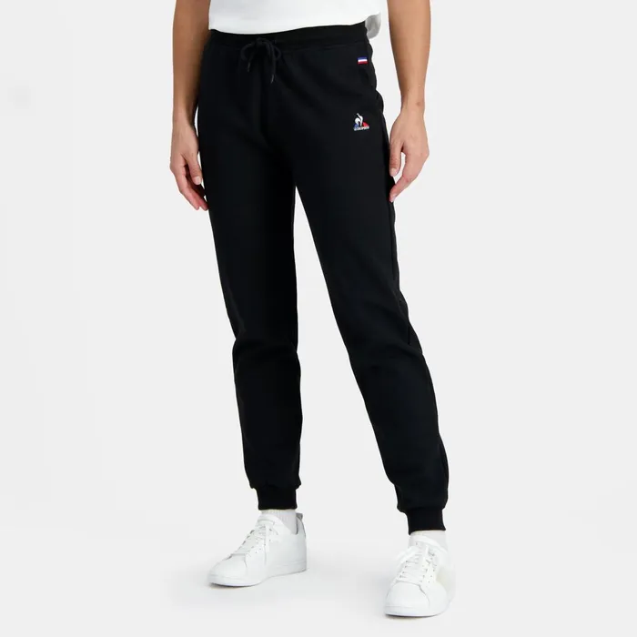 Women Le Coq Sportif Trousers Joggers And Shorts Essentiels Trousers Regular Black