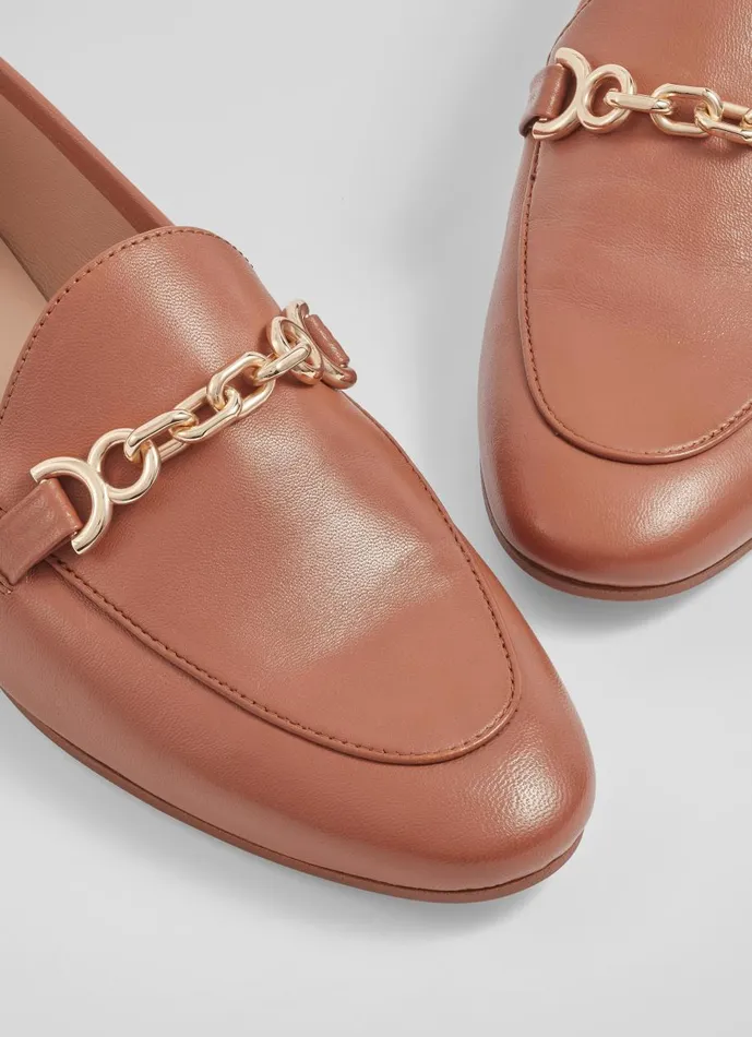 Women Loafers LKBennett Adalynn Tan Leather Snaffle Loafers Tan Women Loafers LKBennett Adalynn Tan Leather Snaffle Loafers Tan