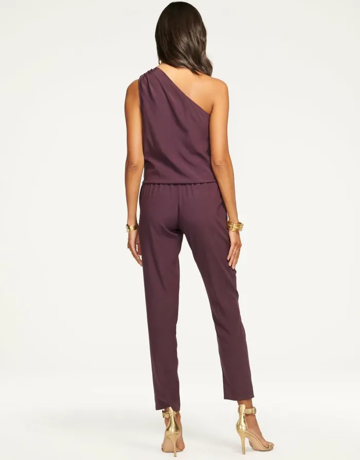 Women Lulu One Shoulder Jumpsuit Navy Ramy Brook Dresses Women Lulu One Shoulder Jumpsuit Navy Ramy Brook Dresses
