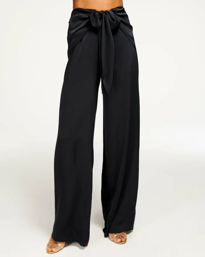 Women Margo Wide Leg Pant Black Ramy Brook Pants Women Margo Wide Leg Pant Black Ramy Brook Pants