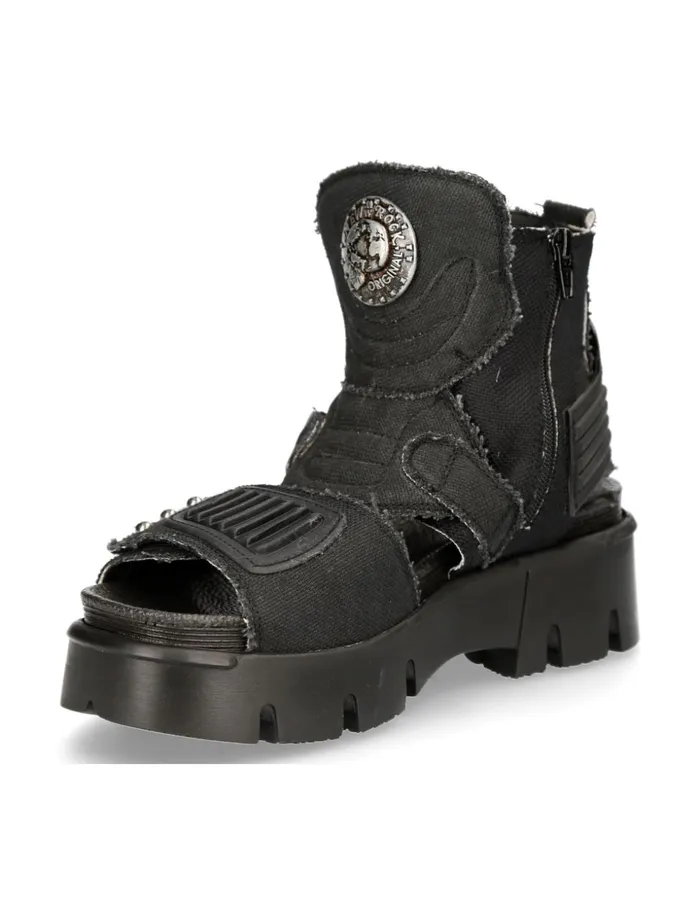 WomenMen Ankle Boot Metallic MBios106V1 New Rock Boots WomenMen Ankle Boot Metallic MBios106V1 New Rock Boots