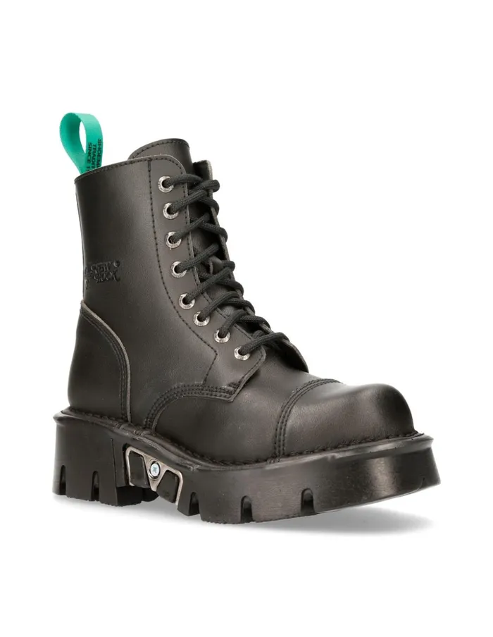 WomenMen Ankle Boot Metallic MMili083cV4 New Rock Boots