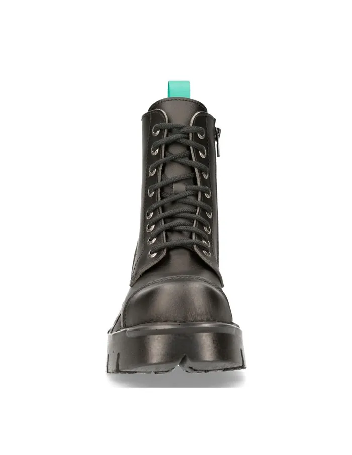 WomenMen Ankle Boot Metallic MMili083cV4 New Rock Boots