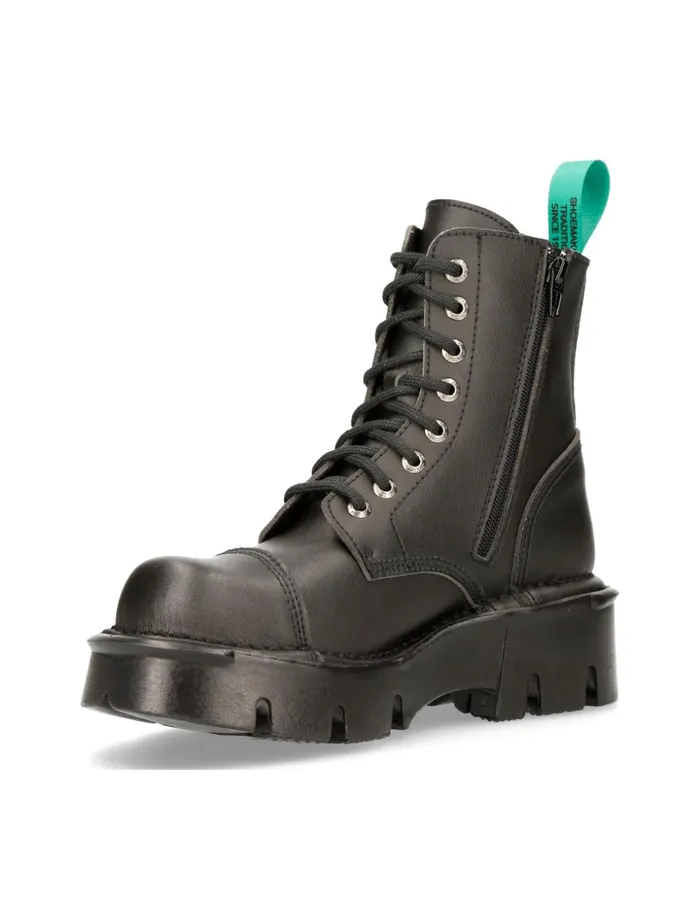 WomenMen Ankle Boot Metallic MMili083cV4 New Rock Boots