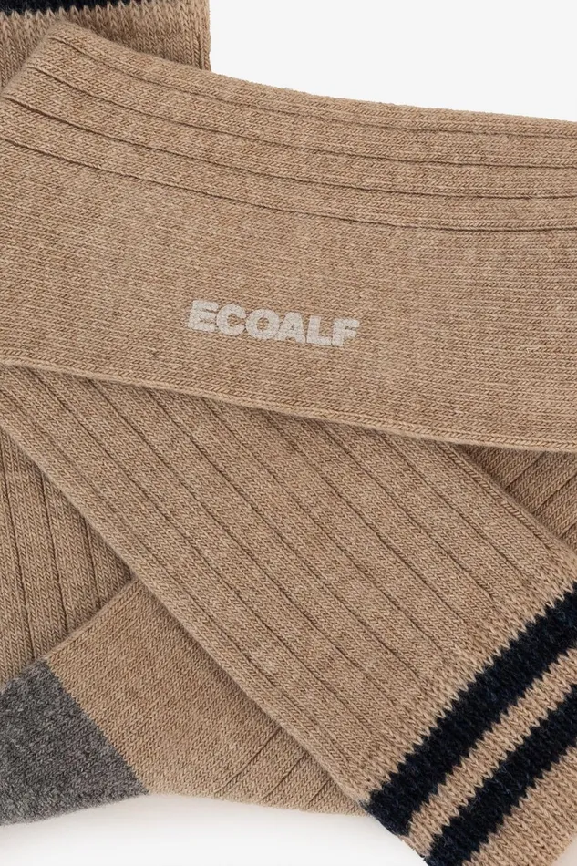 WomenMen Beige Mountain Socks Ecoalf Socks