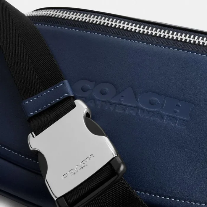 WomenMen Belt Bags Coach League Belt Bag Deep Blue